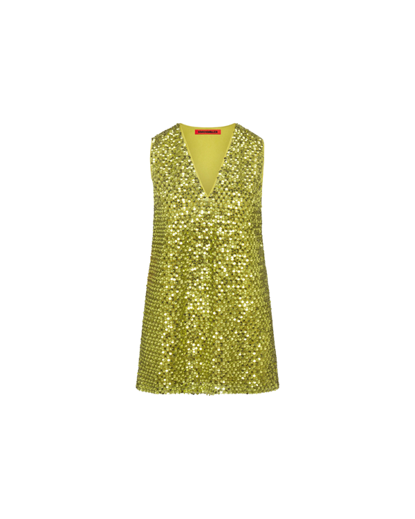 simon miller fountain metallic mini dress Fountain Metallic Mini Dress by SIMONMILLER