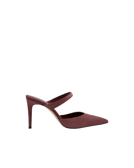 pre-loved] Prada Peep Toe Mules - Green | Garmentory