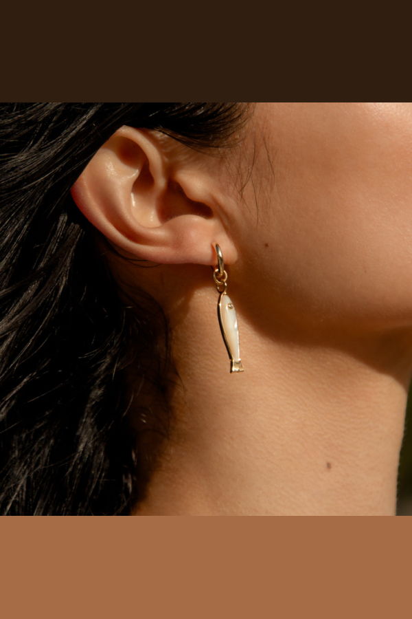 Thatch Fortuna MOP Hoop Earrings