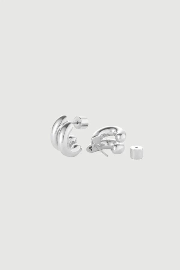 Jenny Bird Mini Florence Earrings - Silver
