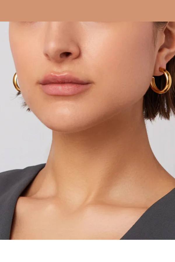 Jenny Bird Staple Hoop Medium Earrings