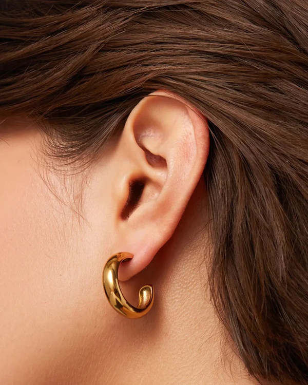 Jenny Bird Staple Hoop Medium Earrings
