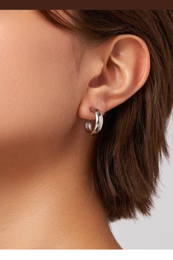 Jenny Bird Staple Hoop Small Earrings