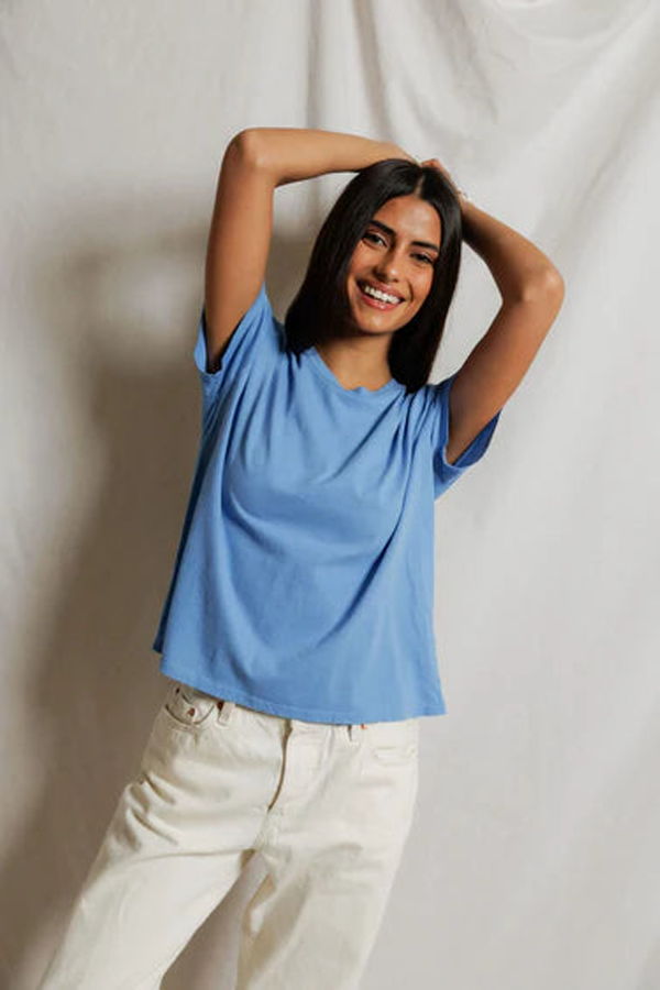 Perfect White Tee Harley Boxy Crew Tee