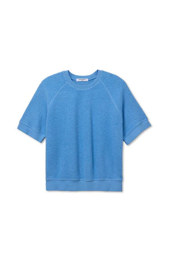 Perfect White Tee Kennedy Short Sleeve Crew Neck Sweatshirt