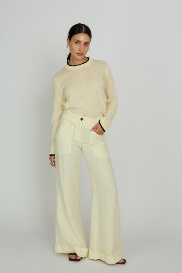 Hannes Roether Daisy Linen Pants