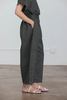 Black Crane Wide Pant with Micro Wave - Thumbnail 4