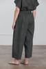 Black Crane Wide Pant with Micro Wave - Thumbnail 5