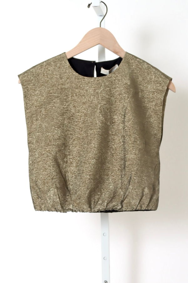 Ulla Johnson Gisella Taffeta Crop Top