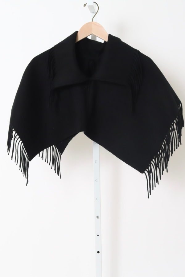 By Malene Birger Turtla Wool Fringe Bib