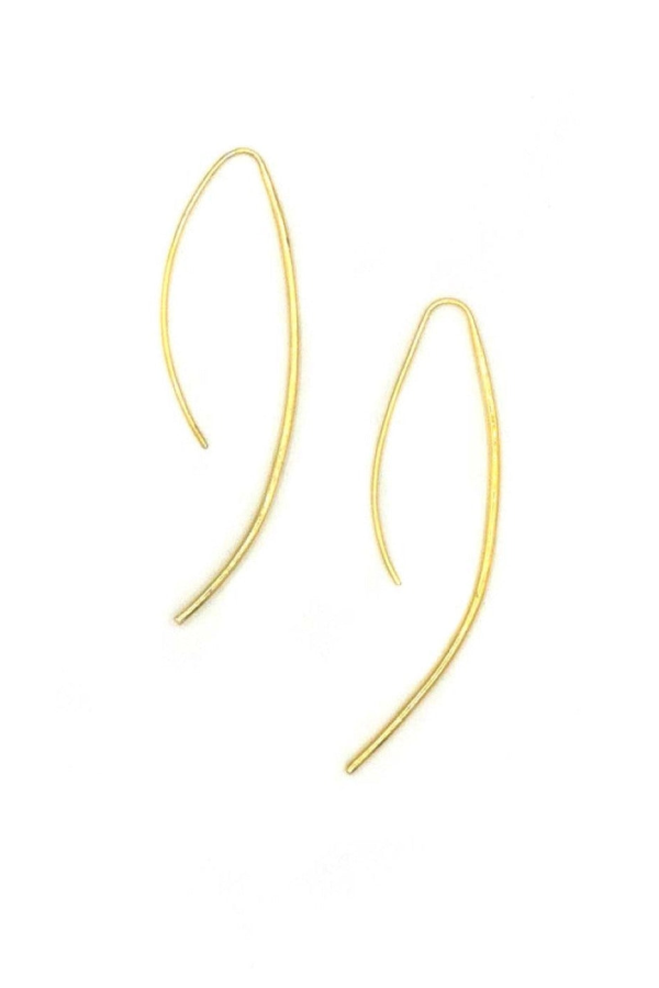 Fair Anita Elegant Curve Drop Earrings