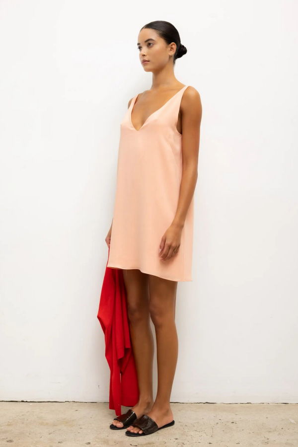 Leset Ari Mini Dress - Peche