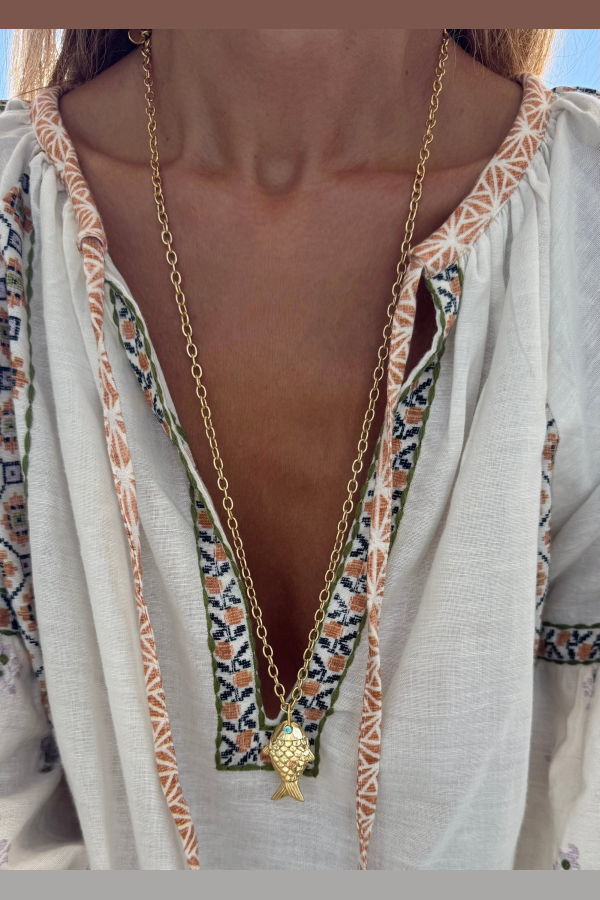 Sara Lashay Long Raani Necklace