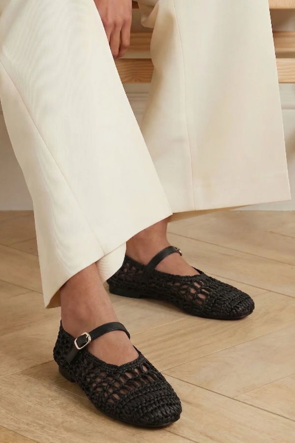 Amie Rafa Straw Summer Mary Janes