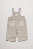KIDS Claude & Co Blythe Dungaree - Radish Stripe - Thumbnail 1