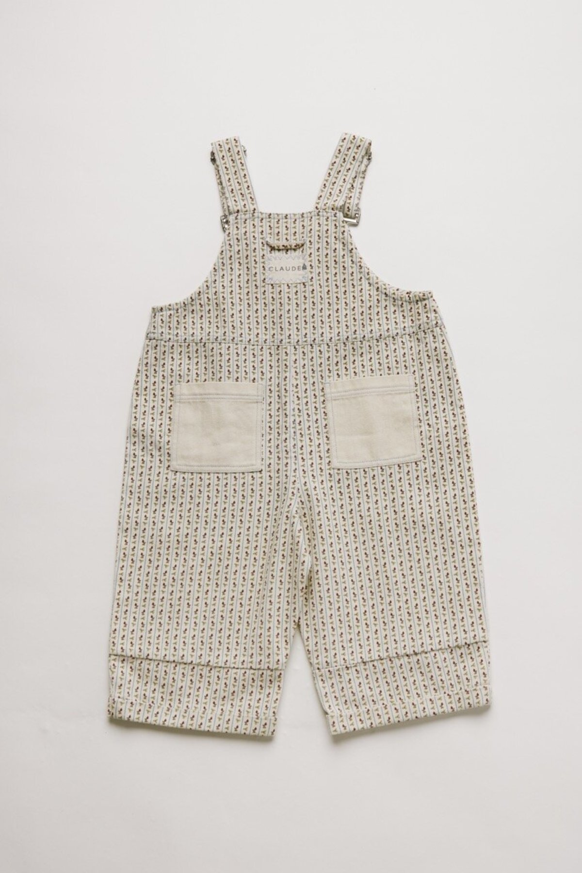 KIDS Claude & Co Blythe Dungaree - Radish Stripe - Image 1 of 6
