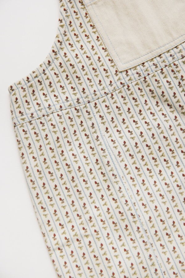 KIDS Claude & Co Blythe Dungaree - Radish Stripe