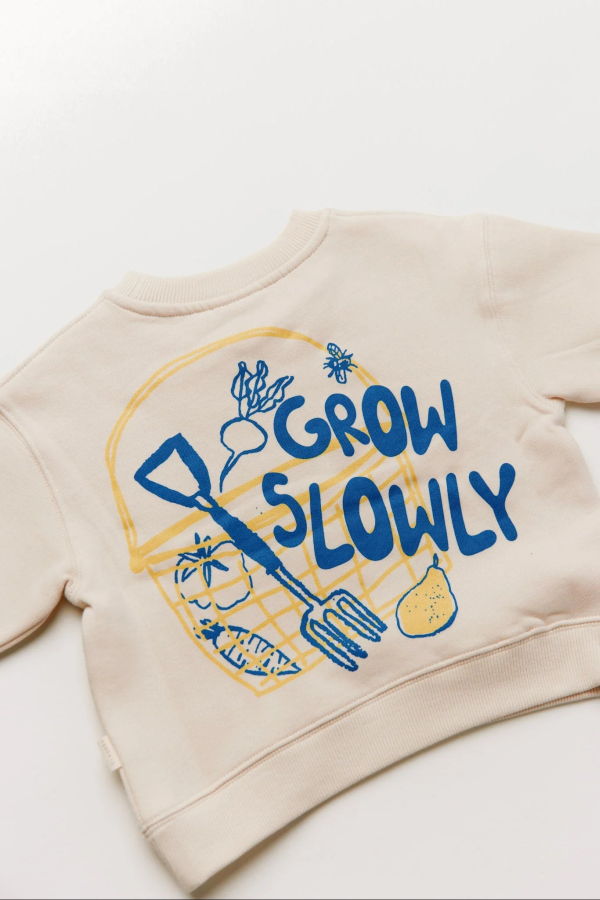 KIDS Claude & Co Carner Sweatshirt - Grow Slowly