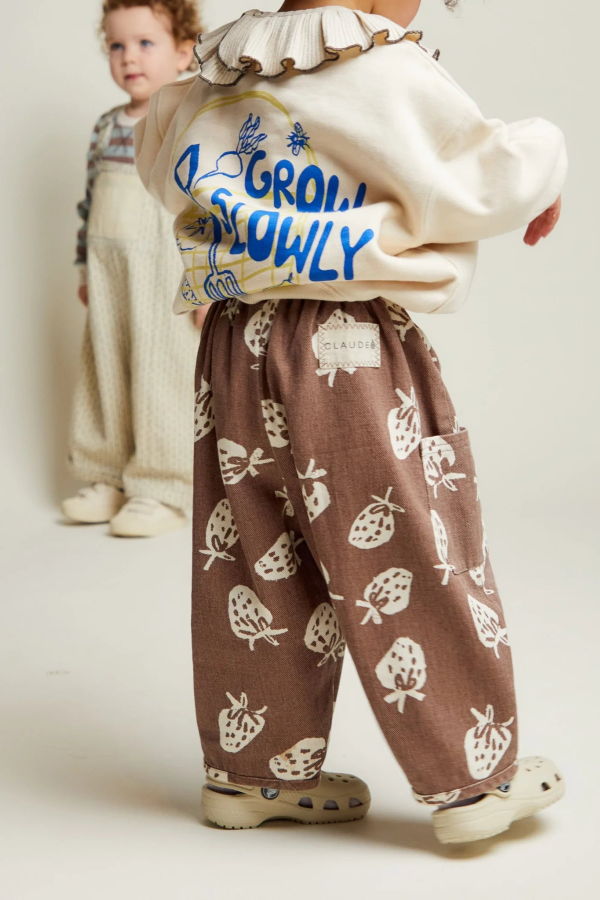 KIDS Claude & Co Emerson Trouser - Choc Strawb