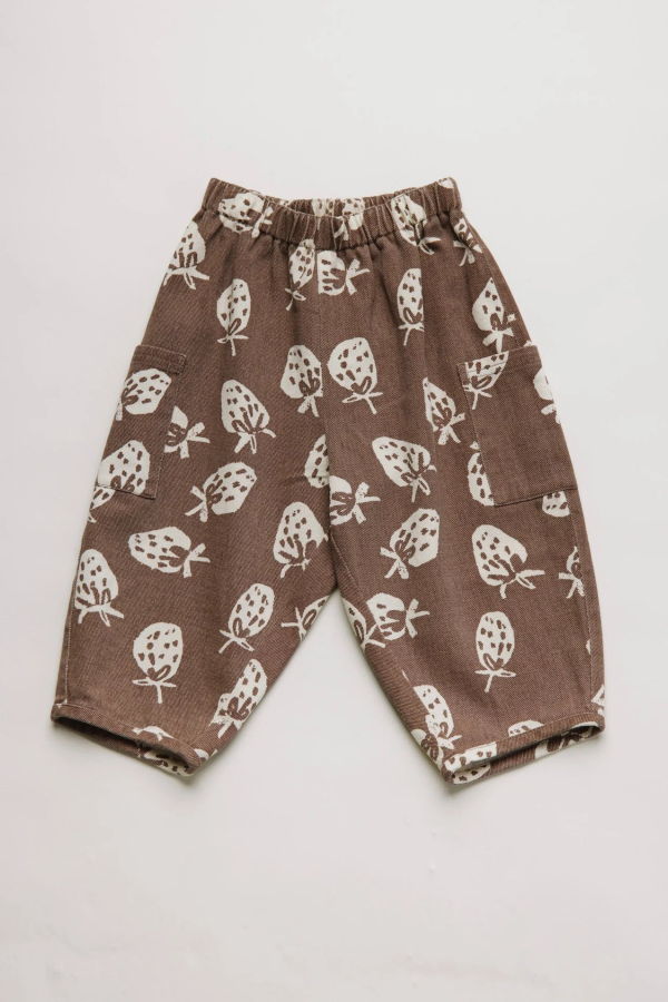 KIDS Claude & Co Emerson Trouser - Choc Strawb