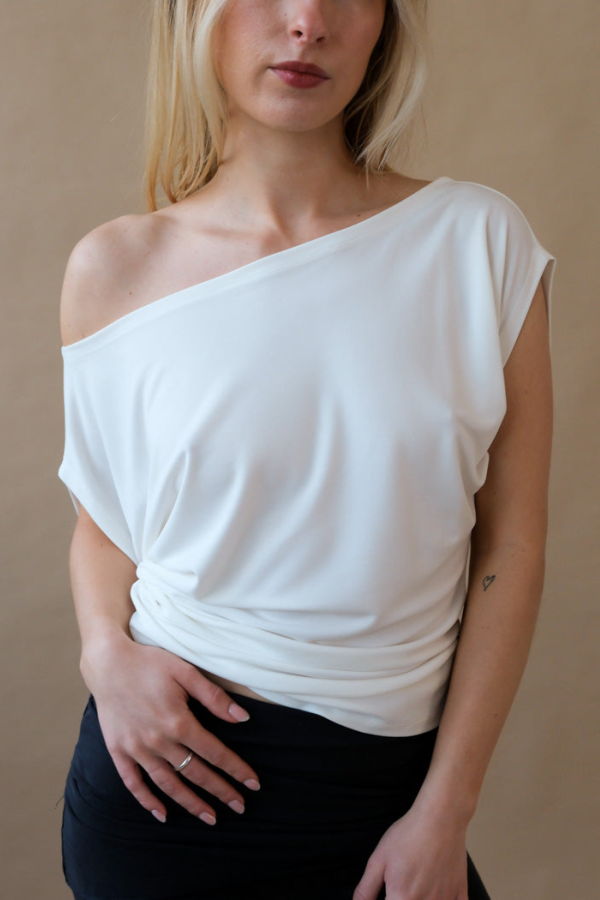 Geel Fletcher Top - White