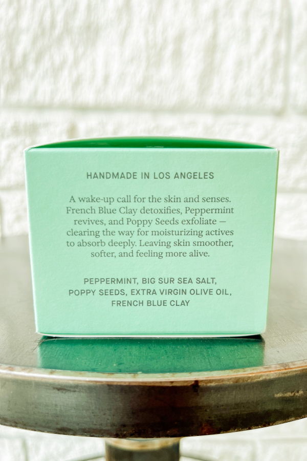 Flamingo Estate Exfoliating Peppermint Soap Brick