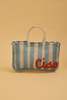 The Jacksons Lavina Ciao Tote - Sky/Natural Stripe - Thumbnail 3
