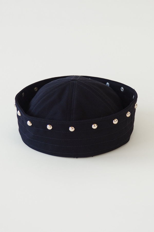 KkCo & Clyde Rivet Sailor Hat - Onyx