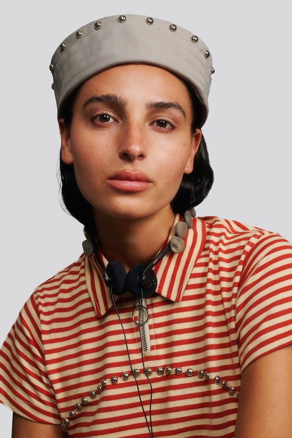 KkCo & Clyde Rivet Sailor Hat - Stone