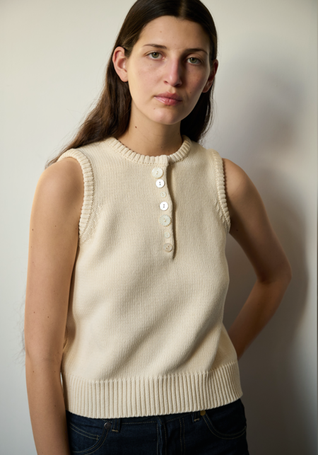 Camiel Fortgens Spencer Vest - Red Melange | Garmentory