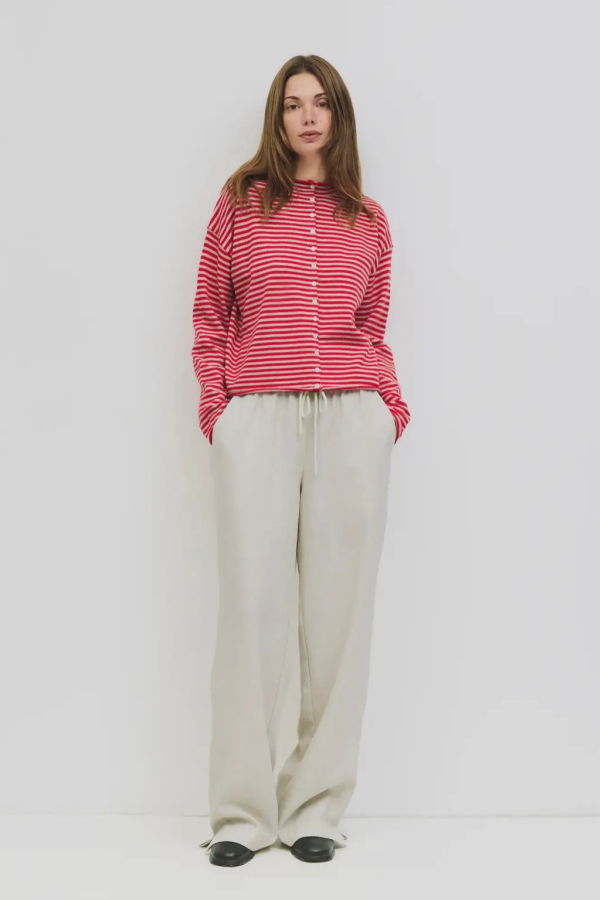 Azalea Eleanor Stripe Cardigan