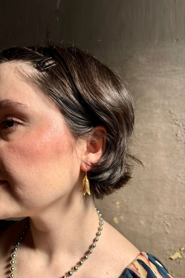 Amber Mahler Silver Bells Hoop Earrings