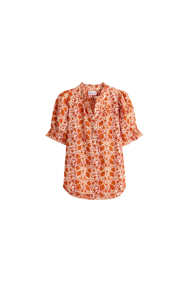 Apiece Apart Los Altos Top - Night Blooms Sorbet