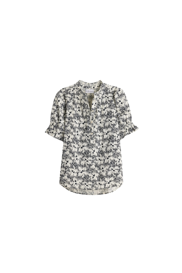 Apiece Apart Textured Los Altos Top - Tropical Midnight