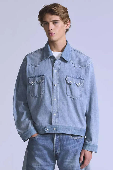 Wales Bonner Delaney Jacket - Navy | Garmentory