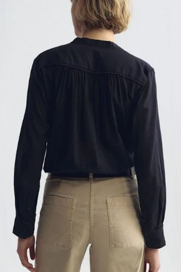 Nili Lotan Clarys Top - Midnight