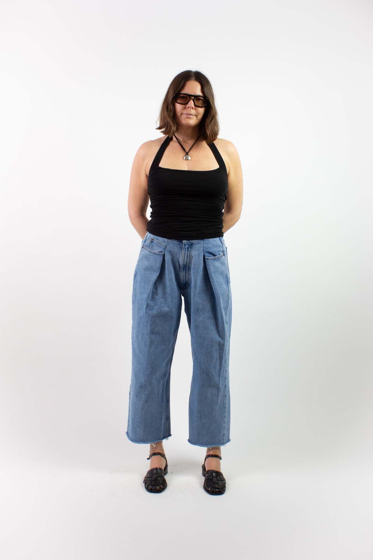 Geel Isabelle Halter Sleeveless Top - Image 2 of 5