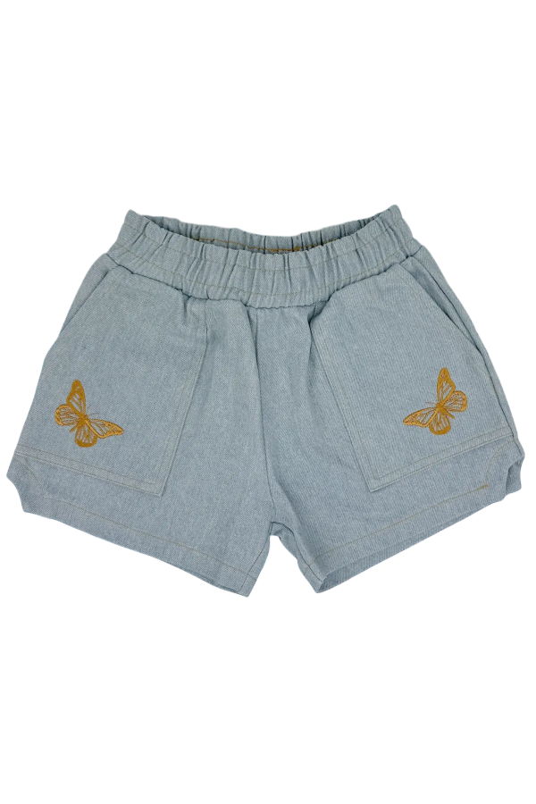 KIDS tiny whales Mariposa Butterfly Shorts