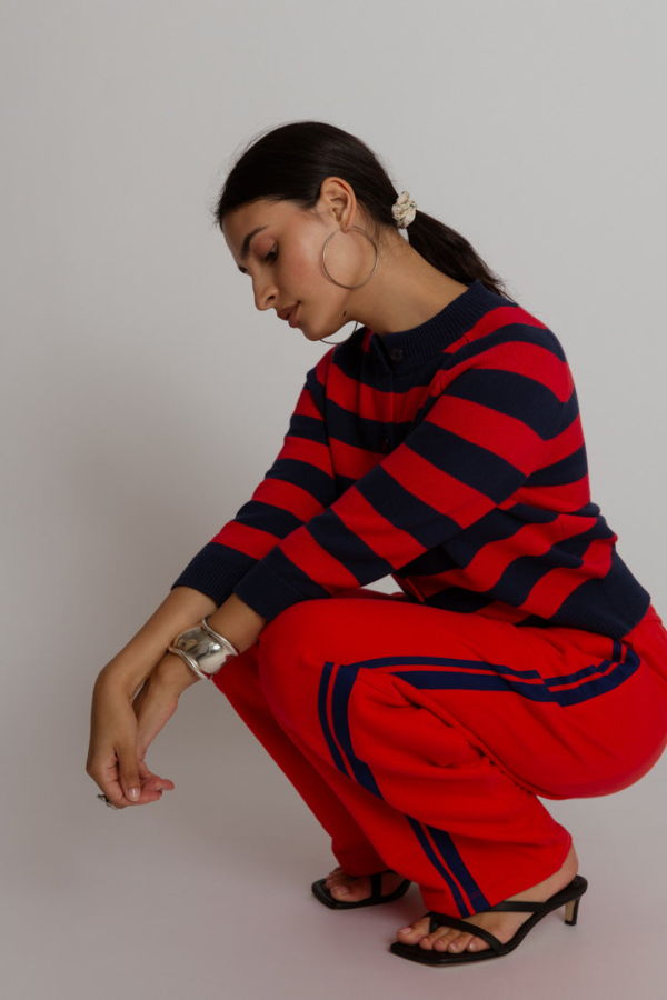 No.6 Cotton Field Pant - Tomato Red
