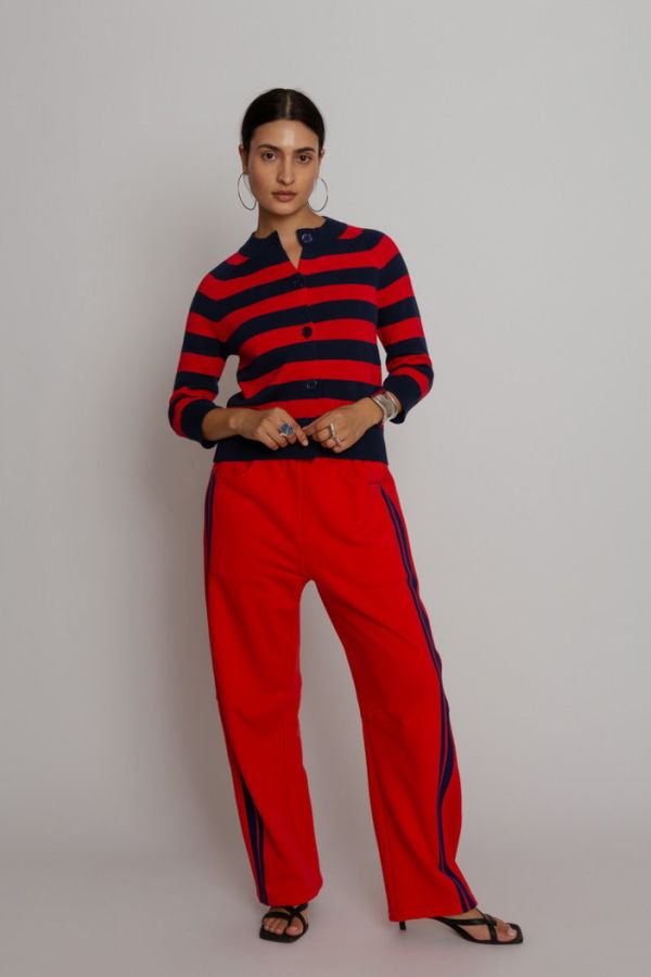 No.6 Cotton Field Pant - Tomato Red