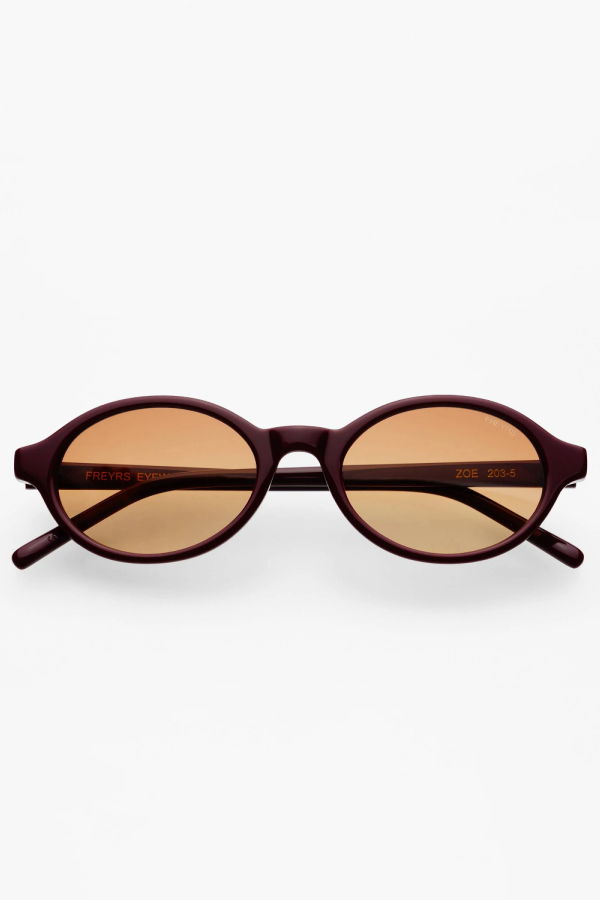 FREYRS Eyewear Zoe Acetate Round Sunglasses
