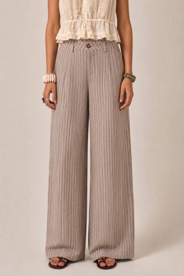 Maison Hotel Manolito Pants in Keaton Stripes
