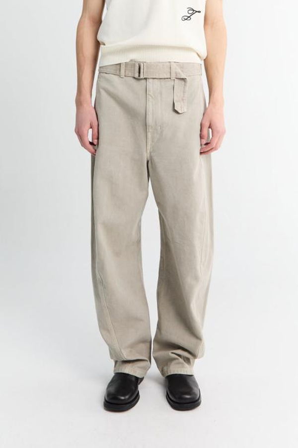 Lemaire Straight Pants - Moonstone