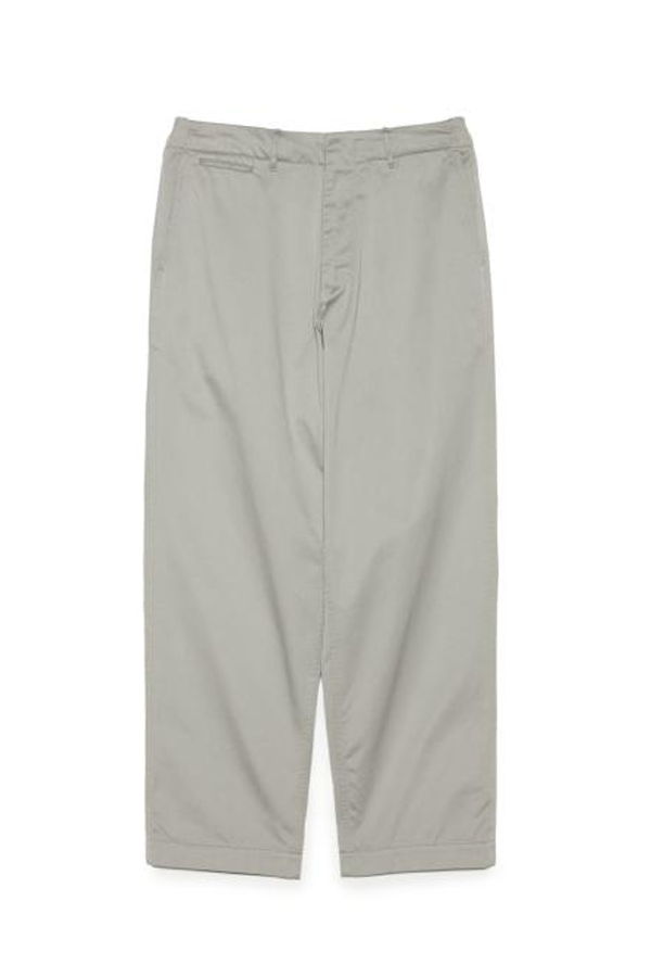 Nanamica SUCS401E Straight Pants - Light Gray