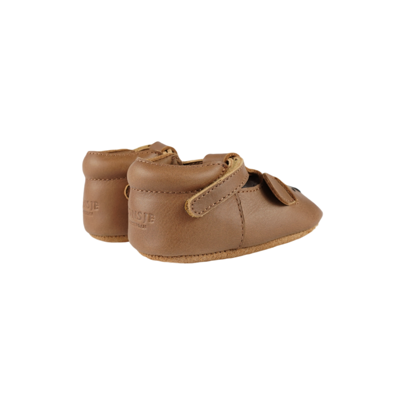 KIDS Donsje Spark Classic Shoes Bear Baby Shoes - Cognac Classic Leather