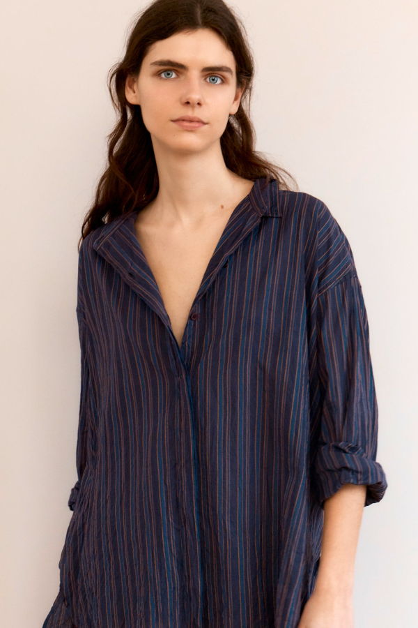 Caramel A-Line Cotton Shirt