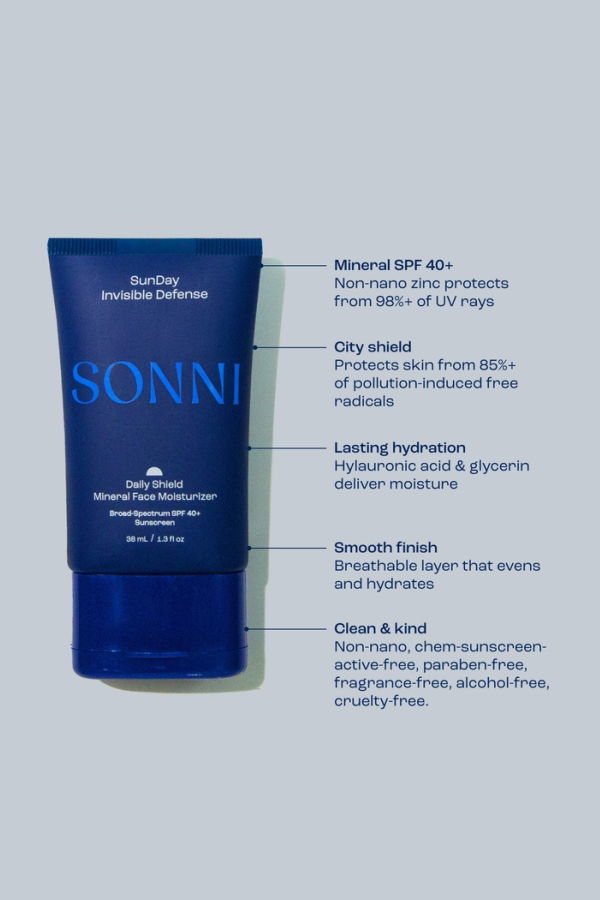 SONNI Sunday Invisible Defense SPF 40+ Face Sunscreen