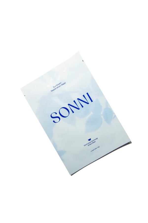 SONNI Sundown Restoration Electrolyte Sheet Mask Box of 4