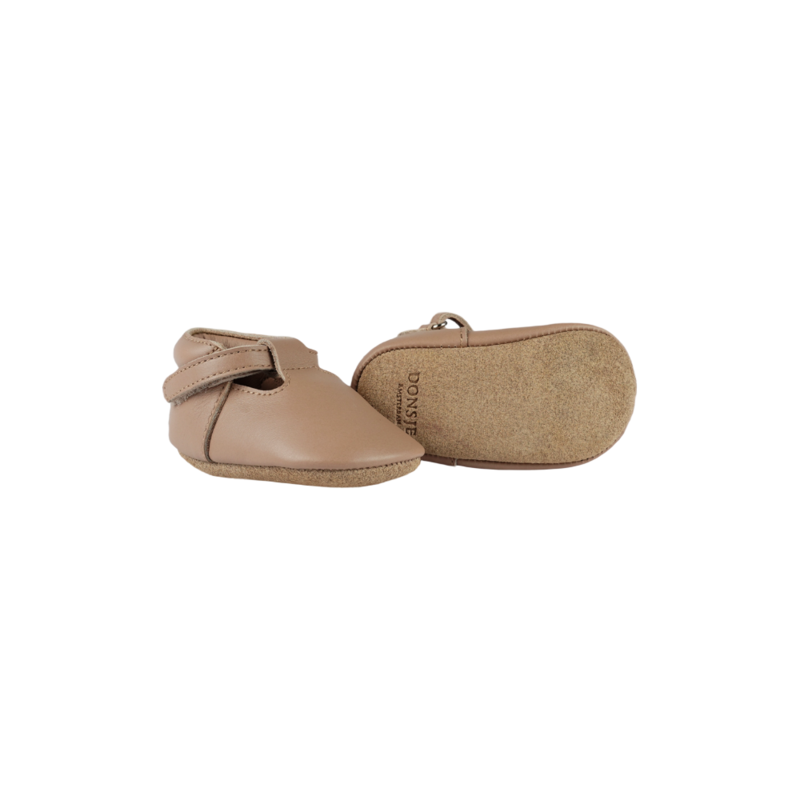 KIDS Donsje Elia Shoes - Praline Leather