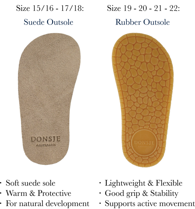 KIDS Donsje Elia Shoes - Praline Leather
